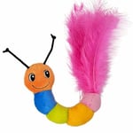 Nobby Chenille en Peluche avec Plume, 15 cm