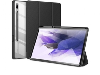 Dux Ducis Toby Armored Flip Smart Case for Samsung Galaxy Tab S7 + (S7 Plus)/Tab S7 FE/Tab S8 + (S8 Plus) with Black Pen Holder