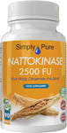 Simply Pure Nattokinase Capsules | 90 Capsules - 500mg (2500 FU) per Serving |