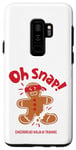 Coque pour Galaxy S9+ Oh Snap Gingerbread Ninja à l'entraînement