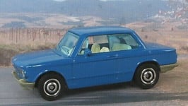 1969 BMW 2002 * 1:64 (Blue) Matchbox Germany Diecast Car