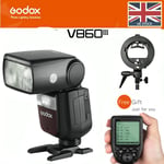 Godox V860III-N TTL HSS Wireless Flash+Xpro-N Trigger+Bowens Bracket For Nikon