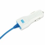 iGO Car Charger for iPod & iPhone (White/Blue)