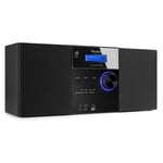 Stereo set - Audizio Metz - DAB radio med Bluetooth, MP3 och CD spelare - Svart, DAB radio med Bluetooth, MP3 och CD spelare