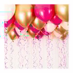 Takballonger Kit Premium Rosa/ Guld Rosa
