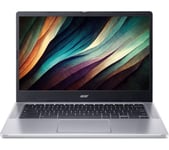 ACER 314 14" Refurbished Chromebook - Intel®Core i3, 128 GB eMMC, Silver (Excellent Condition), Silver/Grey