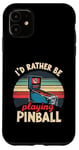Jeu d'arcade vintage Pinball Machines Lover Coque pour iPhone 11