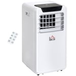 10000 BTU Mobile Portable Air Conditioner Room Ac Unit w/ RC, White