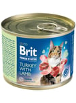 Brit Premium by Nature Can Turkey with Lamb 200 G