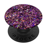 Lavender Purple-Sparkle PopSockets PopGrip: Swappable Grip for Phones & Tablets