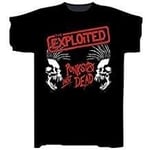 The Exploited - Punks Not Dead / Skulls (S) T-Skjorte
