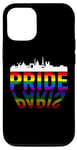 Coque pour iPhone 14 Pro Pride Paris Drapeau LGBT gay transgenre allié arc-en-ciel mois