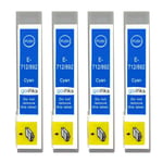 4 Cyan Ink Cartridges for Epson Stylus D78 DX5050 DX9400 SX105 SX218 SX415