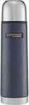 Thermos 170694 ThermoCafé Stainless Steel Flask, Hammertone Blue, 1 L