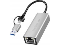 Logilink Usb Adapter, Usb 3.1, Usb-C To 2.5G Gigabit Ethernet