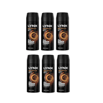 6 x Lynx Dark Temptation Deodorant Body Spray 150ml