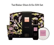 TED BAKER Rose & Cassis ❤️ Glam & Go Gift Set Body Wash. Butter. Spray ❤️ & BAG