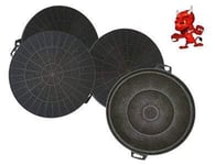 Mega Saving Set 4 Activated Carbon Filter Filters Carbon Filter for Exhaust Hood Cooker Hood Siemens LC4575103