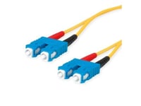 Telegrtnerfo Patchkablar 2X E9/125 Os2, 1X Sc Duplex - 1X Sc Duplex, Gul, 1 M