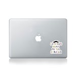 Let's Run Away to the Circus Vinyl Sticker for Macbook (13/15) or Laptop by Amber Elise