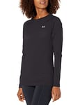 Under Armour Women's UA Authentics Crew, Ultra-Warm Women's Base Layer with Crew Neck, Long Sleeve Thermal with Anti-Odour Technology
