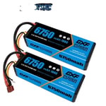 Lipo batteri, 6500mah kapacitet, 100C afladningshastighed, DH4S6500HARD XT90