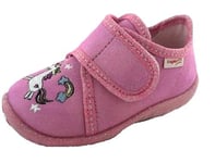 Superfit Spotty Slippers, Pink 5540, 4.5 UK Child