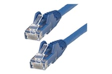 StarTech.com 2m LSZH CAT6 Ethernet Cable, 10 Gigabit Snagless RJ45 100W PoE Network Patch Cord with Strain Relief, CAT 6 10GbE UTP, Blue, Individually Tested/ETL, Low Smoke Zero Halogen - Category 6 - 24AWG (N6LPATCH2MBL) - patchkabel - 2 m - blå