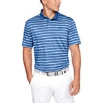 Under Armour Men Performance Polo 2.0 Divot Stripe Polo - Tempest/ Pitch Gray (510), Small