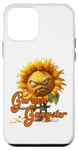 Coque pour iPhone 12 mini Funny Garden Gangster En colère Tournesol Monstre Jardinage