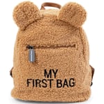 Childhome My First Bag Teddy Beige rygsæk til børn 20x8x24 cm