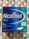 Nicotinell Stop Smoking Aid Nicotine Gum, 2mg, 204 Pieces Mint Flavour exp 08/24