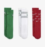 Nike Unisex Cushioned Crew Socks Geen White Red Pack Various CV8575-902