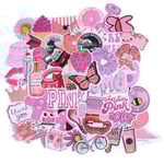 50st Cartoon Pink Girls Stickers DIY resväska bärbar gitarr multifärg