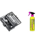 Topeak Survival Gear Box Unisex Cycle Tool Classic Compact One Size & Muc-Off 295US Bio Drivetrain Cleaner, 500 Millilitres