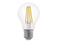 Eglo - LED-glödlampa med filament - form: A60 - E27 - 7.5 W (motsvarande 60 W) - klass F - varmt vitt ljus - 2700 K - transparent