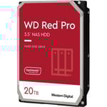 WD Red Pro 20 Tt SATA NAS HDD 3,5" -hårddisk