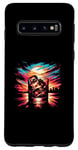 Coque pour Galaxy S10 Whisky Sunset - Vintage Bourbon Scotch Whisky On Ice Lover