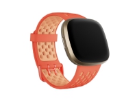 Fitbit FB174SBCRPKL, Band, Smartwatch, Orange, Rosa, Fitbit, Sense & Versa 3, Gjuten aluminium, Silikon