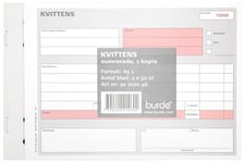 Kvittensblock Numrerad 50 Sidor Med Kopia A5L