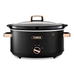Cavaletto 6.5L Slow Cooker, 3 Heat Settings, Removable Pot, Cool Touch Handles