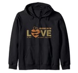 Holding On To Love My Secret Talent Couples Valentine's Day Zip Hoodie
