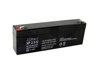 Xcell Xp2.112 Xcexp2.312 Blybatteri 12 V 2,3 Ah Blyfilt (B X H X D) 178 X 66 X 35 Mm Platt Kontakt 4,8 Mm Underhållsfritt, Vds-Certifiering