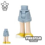 LEGO Elves Mini Figure Legs - Sand Blue Shorts and Yellow Shoes
