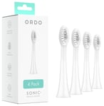 Ordo Sonic White Electric Brush Heads - 4 Pack