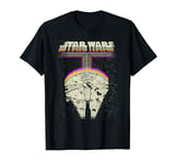 Star Wars Vintage Millennium Falcon Hyper Speed Logo T-Shirt