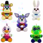 Plushleksak Fnaf Five Nights At Freddy's Security Breach Gator Plushie Doll Presenter (FMY) 5pcs or Set