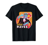 Jesus Raves Synthesizer Electro Music DJ T-Shirt