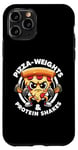 iPhone 11 Pro Pizza Weights & Protein Shakes Workout Funny Gym Quotes Gym Case