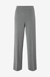 Selected FEMME - Byxor slfEmma-tara MW Wide Pant - Grå